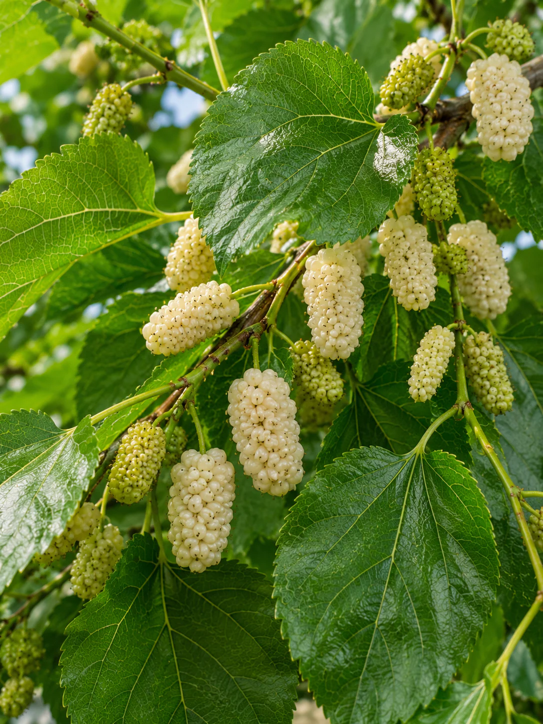 Mûrier blanc en demi-tige